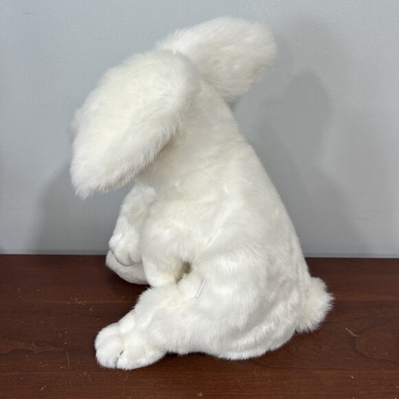 Folkmanis Standing White Rabbit Realistic Hand Puppet Plush Stuffed Animal EUC - Picture 5 of 12